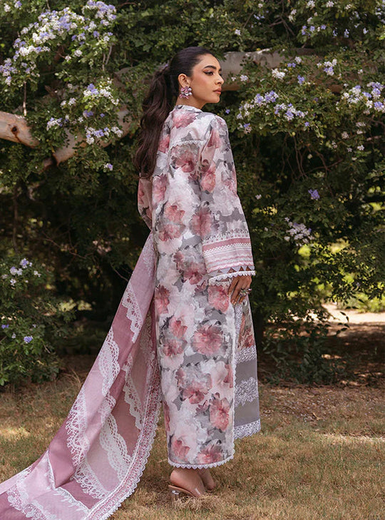 3PC Lawn Printed Shirt With Digital Printed Dupatta-1623