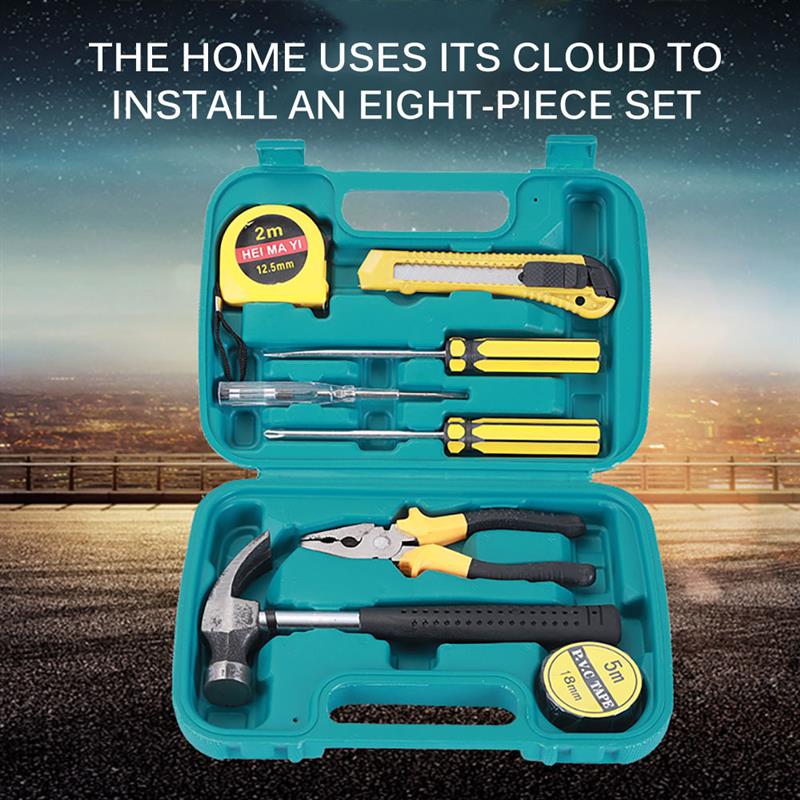 9-Piece Home Repair Tool Set with Hammer & Screwdrivers