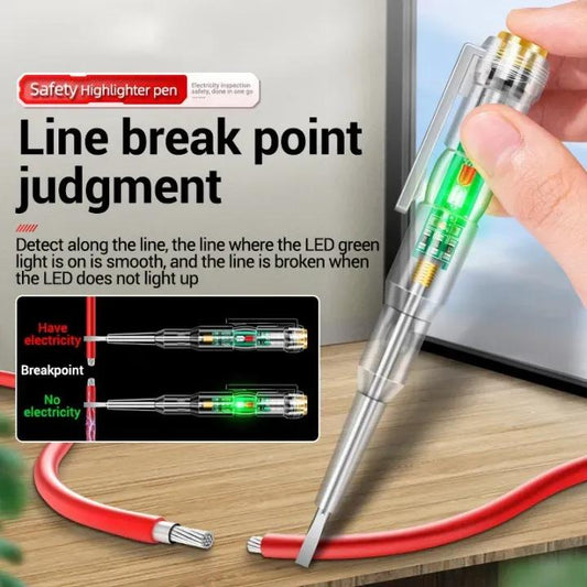 1PC Stainless Steel Voltage Tester – Durable & Easy to Use
